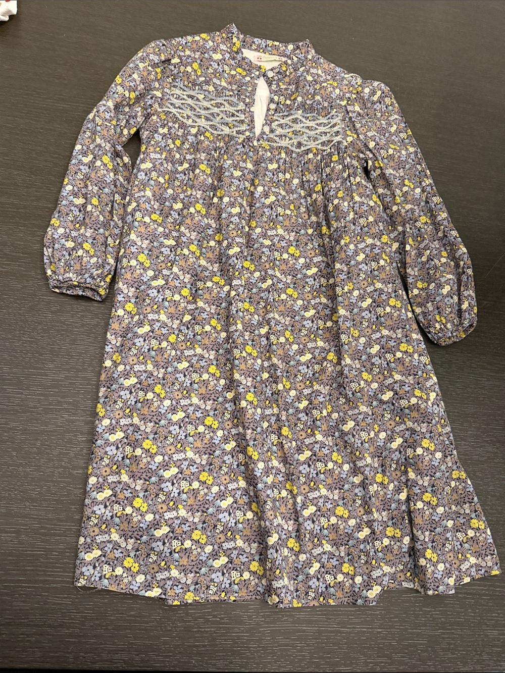 Bonpoint floral-print cotton dress